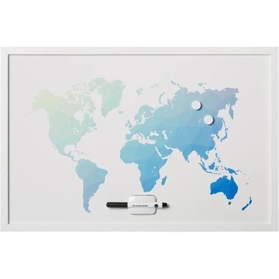 Victoria World Map magnetická tabule 60 x 40 cm – Zboží Živě