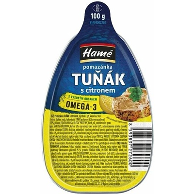 Hamé Nátierka tuniaková s citrónom 100 g