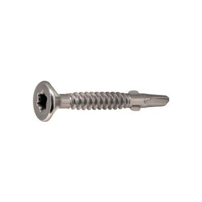 Vrut s vrtací špičkou s křidélky zápustná hlava DIN7504 6.3x70 Torx30, ocel poz. (250 ks)