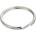 STOKER Steel Nickel-plated keyring 40 mm 100 units - Silver (Grey)