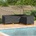 vidaXL Покривало за мебели 260 x 210 x 80 cm 210D оксфордска тъкан (4105681)