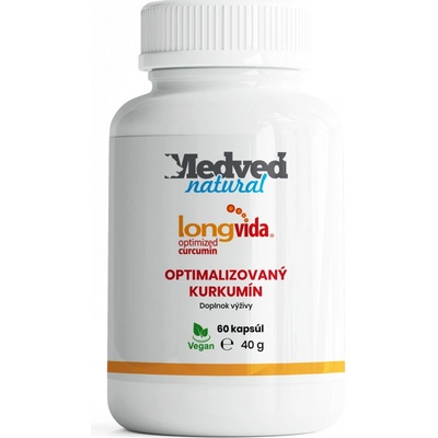 Medveď natural LongVida optimalizovaný kurkumín 60 kapsúl