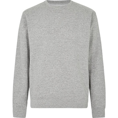 Kustom Kit pánska mikina KK332 Heather Grey