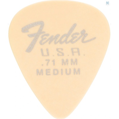 Fender Dura-Tone Delrin Picks, 351 Shape - trsátka (více variant) Fender Dura-Tone Delrin Picks, 351 Shape: Olympic White / Medium