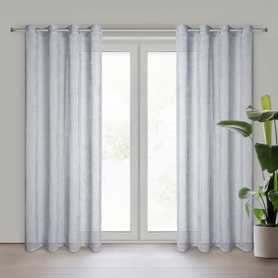 Takoy Záclona NELI z šenilové síťoviny, nevyžaduje žehlení-HF-453067 | 140 x 250 cm