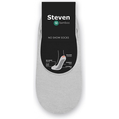 Steven ponožky 036-014 šedá světle