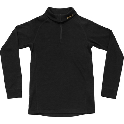 Devold Duo Active Merino Zip Neck Jr Детски размер: 164 / Цвят: черен