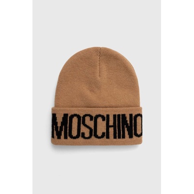 Moschino Вълнена шапка Moschino в бежово (M5672.60091)