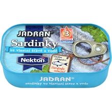 Nekton Sardinky ve vlastní šťávě a vodě 125 g