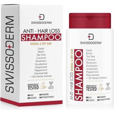 Swissoderm šampon proti padání vlasů pro normální a suché vlasy 300 ml