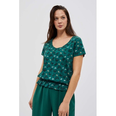 Moodo Зелена шарена блуза Moodo Moodo | Zelen | ЖЕНИ | XS