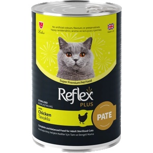 Lider Pet Food Пастет за израснали кастрирани котки с пилешко - 395гр