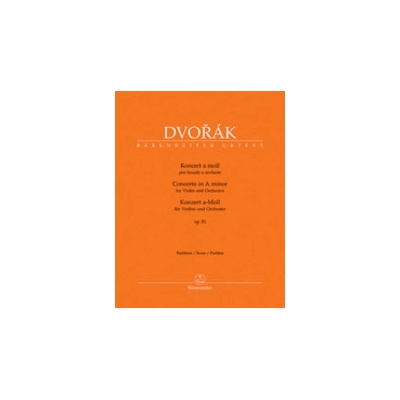 Koncert pro housle a orchestr a moll op. 53 - klavírní výtah s vloženým sólovým partem