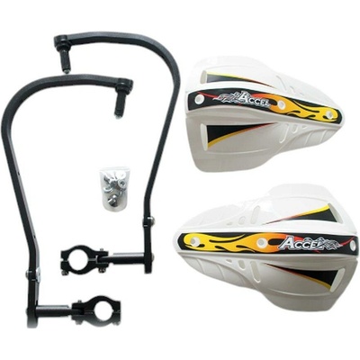 ACCEL chrániče páček s hliníkovým upevněním ENDURO 22mm (HG- barva černá, SD- barva bílá)