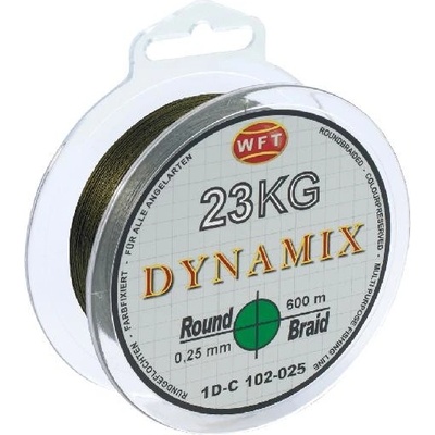 WFT Šnúra Round Dynamix KG Zelená 300m 0,30mm 26kg
