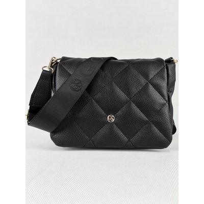Grosso crossbody kabelka GS-JPS021-black/silver Čierna
