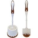 Brilanz WC Souprava EXCLUSIVE 40 cm, s měkčenou TPR rukojetí, bílo-světlemodrá