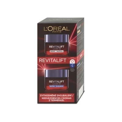 LOREAL + GARNIER (bez dekorativky) Loreal крем 2x50ml Revitalift Laser