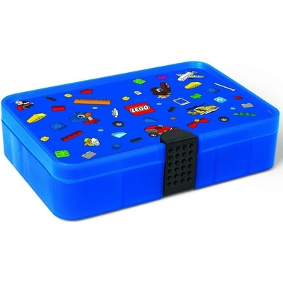 Lego Iconic Krabička s priehradkami 5711938030742 modrý