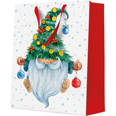 Darčeková taška veľká - Fancy Gnome 26,5x13x33,5 cm