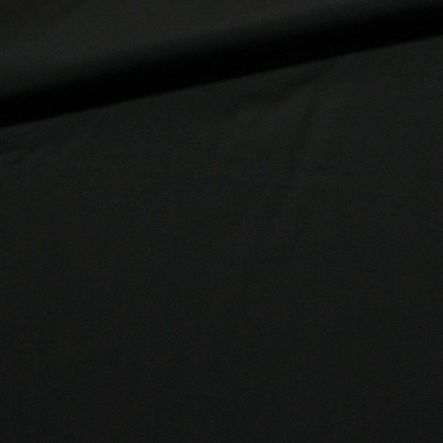 Směsový kepr elastický OLIMPIA ELASTIC BLACK, jednobarevný černý, 165g/m2, š.150cm (látka v metráži)