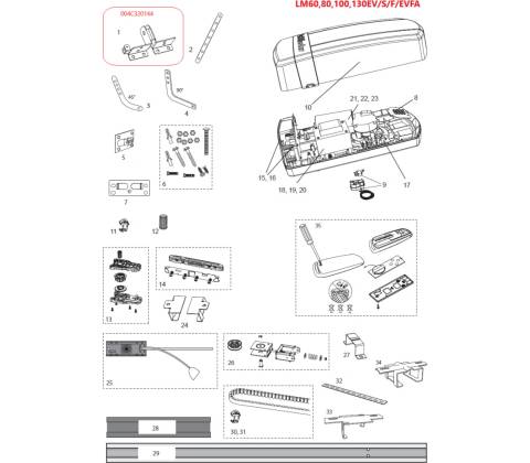 041A4005 motor 24 V DC