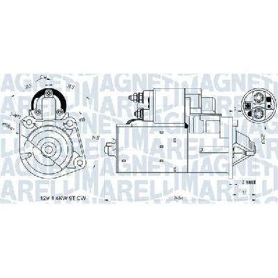 Startér MAGNETI MARELLI 063721398010