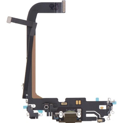 Charging Dock Connector Flex Gold for Apple iPhone 13 Pro Max (Genuine)