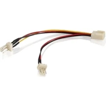 Image 1 of VCom Cable FAN Y-splitter 3pin to 2x3pin, CE315 (CE315)