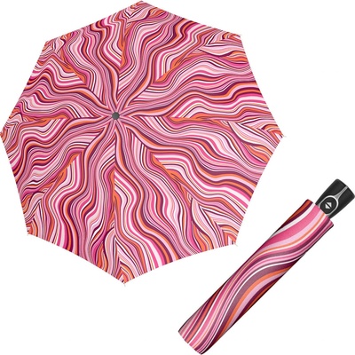 Doppler Fiber Magic Fresh berries dámský plně automatický deštník růžový