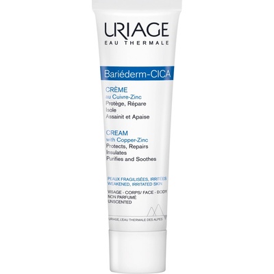 Uriage Bariéderm Cica Repairing Cream with Cu Zn 100 ml