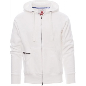 PAYPER dallas+ 000021-0001 / Мъжки суичър с качулка по цялата дължина - бял 4xl (0000210001000004xl)