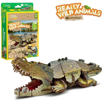CubicFun Пъзел 3D Wild Animals Крокодил 54ч (1011692F)