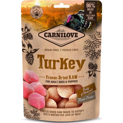 Carnilove Raw Freeze Dried Snacks Turkey 60 g
