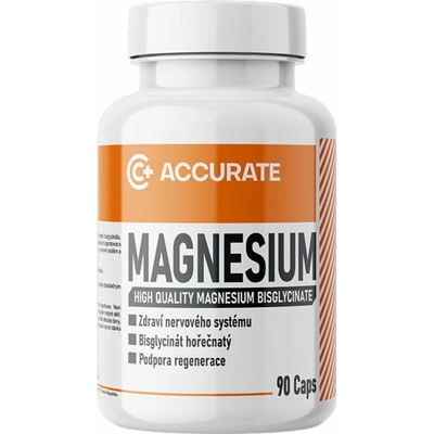 Accurate+ Magnesium Bisglicinate 90 kapslí