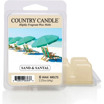Country Candle Sand & Santal vosk do aromalampy 64 g