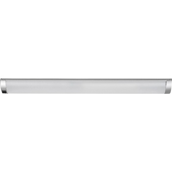 Rábalux Soft2, indoor cabinet light, silver aluminium lamp with white plastic shade, 8W, with shade: 450lm, without shade: 670lm (78054)