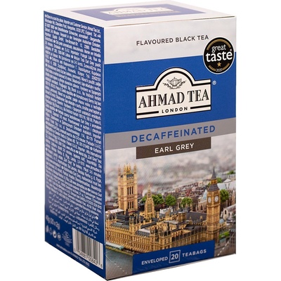 Ahmad Tea Černý čaj Decaffeinated Earl Grey bez kofeinu 20 ks 40 g