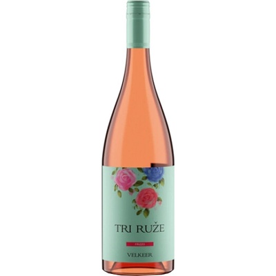 Velkeer Tri ruže Frizzo 11,5% 0,75 l (čistá fľaša)