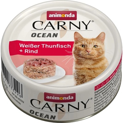 Animonda Carny Ocean - Бял тон на риба + говеждо 80 г