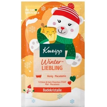 Kneipp Winter-Liebling Bath Crystals сол за вана с мед и масло от макадамия 60 g унисекс