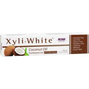 NOW Foods Xyliwhite - Паста за зъби [182 грама] Кокосово мляко