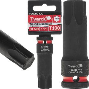 Tvardy Ударна вложка torx 1/2" t100 cr-mo 82027 (t00216-100)