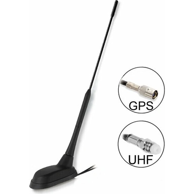 UHF+GPS stresni antena 60°