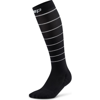 CEP Мъжки компресионни чорапи CEP Pro Run Reflective Tall 2.0 Compression socks - Black (207-0561-0113)