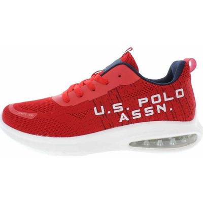 US POLO ASSN ACTIVE červená biela