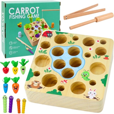 Lean Toys hra s magnetom na tyč dážďovky