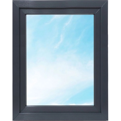 Solid Elements Premium OS 1, L, 80 × 100 cm, trojsklo, levé, antracit, bílé W2GDBCZTK1.0014