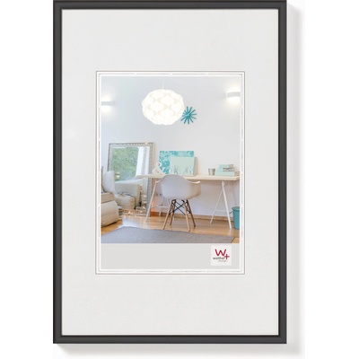walther design picture frame black 59.4 x 84 cm (DIN A1) New Lifestyle plastic frame KV684B