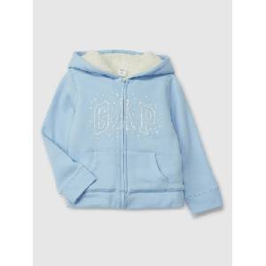 GAP Бебешки суитшърт от шерпа с логото на GAP GAP | Sin | Момичешки | 92